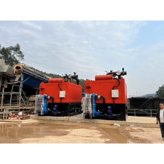 Low iron silica sand deep processing production line and treatment program